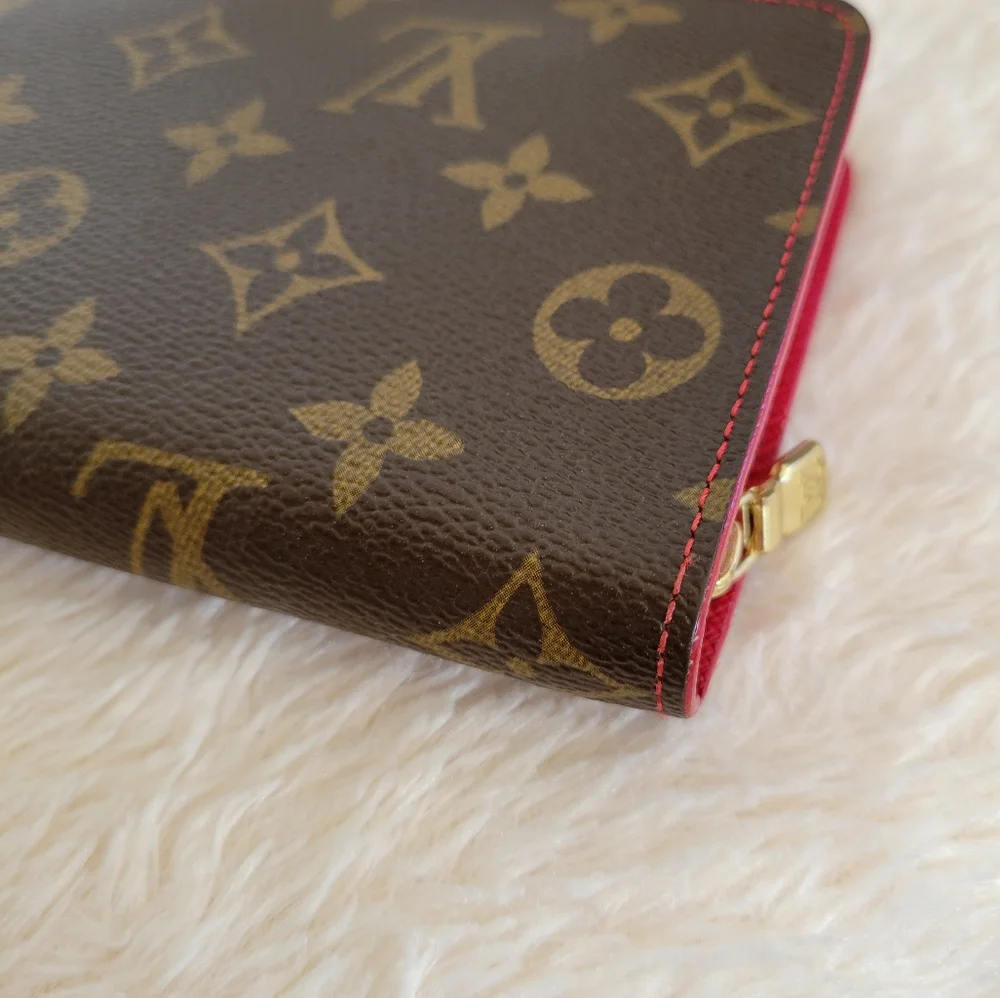 💕LIMITED Edition Louis Vuitton Porte-Monnaie Zippy Wallet Monogram Cerises